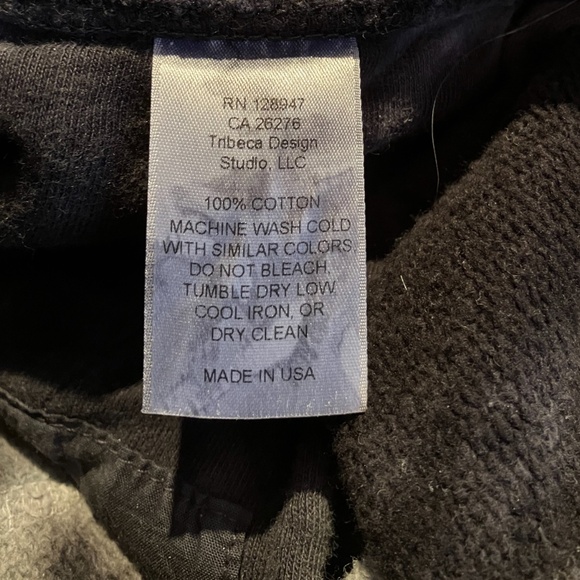 Nili Lotan Tie-Dye Black and Gray Drop Crotch Sweatpants - Picture 6 of 6